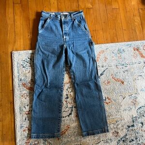 levi’s ribcage cropped painters jeans